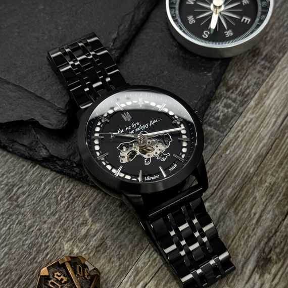 Годинник наручний Awarder 043-1 Де би не був All Black Steel Miyota | Зображення 3