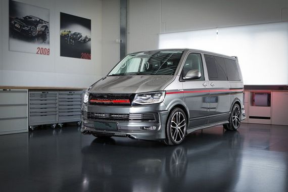 Накладка на передній бампер ABT Original 2015-2018 (під фарбування) для Volkswagen T6 2015-2024, 2019-2024 рр | Зображення 2