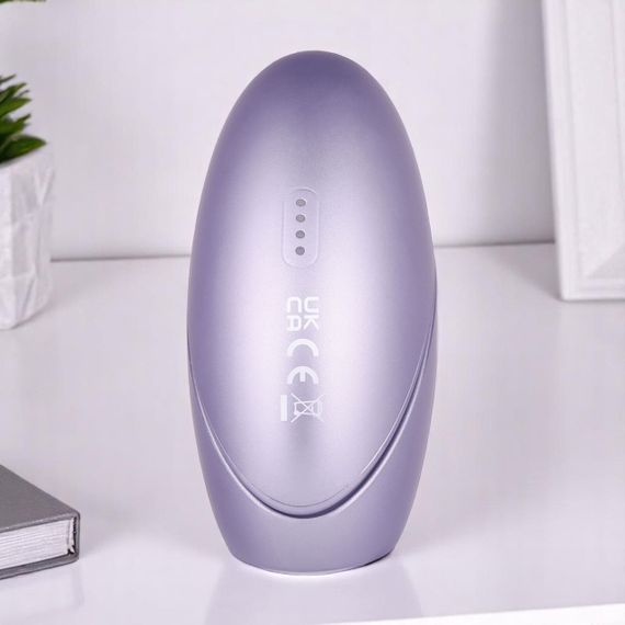 Вакуумний кліторальний стимулятор Svakom Pulse Galaxie Metal Lilac – стимулятор і зоряний проєктор в одному