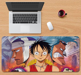 Ігрова поверхня для мишки з аніме принтом "Ван Пис / One piece" Монкі Д. Луффі 800*300*3 мм 0116