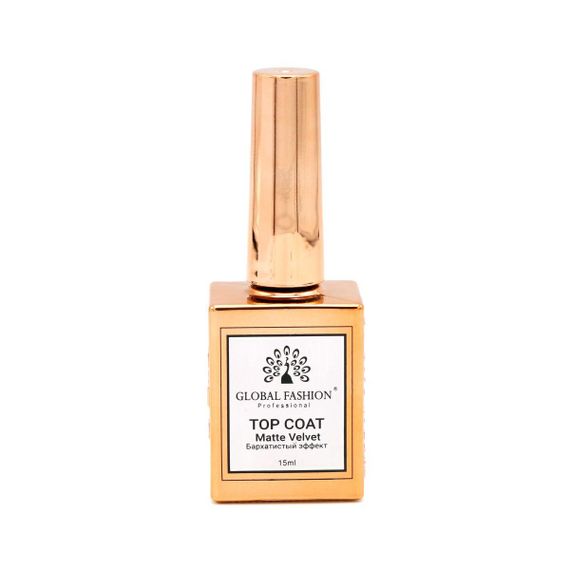 Топ з оксамитовим ефектом без липкого шару Global Fashion, Matte Top Coat 15 мл
