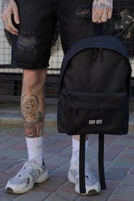 Повсякденний рюкзак шкільний Without Compact з принтом DayOff Black
