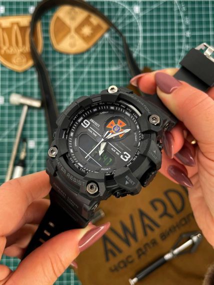 Чоловічий годинник Awarder 001 ДСНС All Black 1202-0130 | Зображення 1