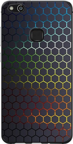 Чехол на Huawei P10 Lite Переливающиеся соты "498u-896-17620"