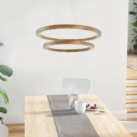 Светильник потолочный подвесной лофт светодиодный BR-931S/40W WW G | Зображення 2