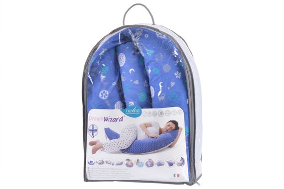 Подушка для беременных и для кормления Nuvita 10 в 1 DreamWizard Синяя NV7100Blue (NV7100BLUE) | Зображення 4