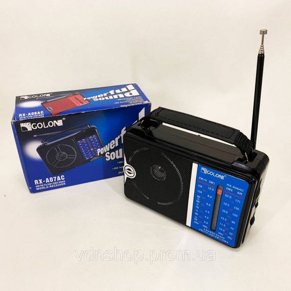 Радіоприймач з хорошою якістю прийому, Класичні радіоприймачі на батарейках, Приймач ретро стиль YM-37 | Зображення 8