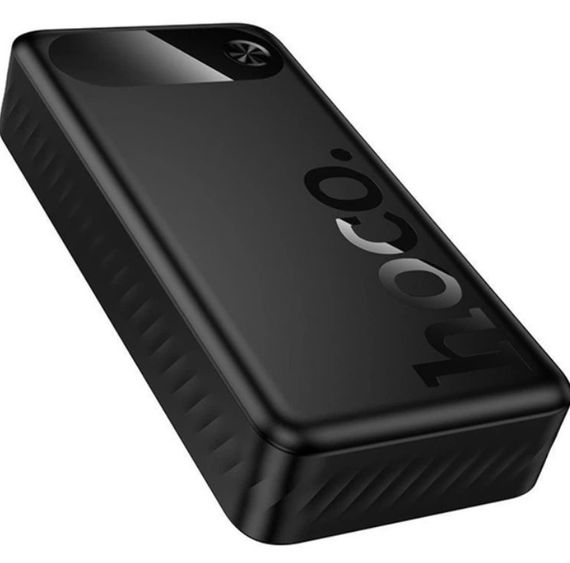 Power Bank павербанк Hoco J154A портативна швидка зарядка 20000 mAh 3 порта USB Type-C USB-A LED-дисплей 22,5 Вт Чорний | Зображення 2