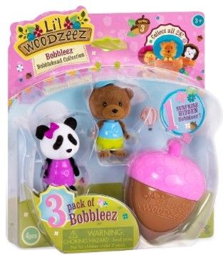 Игрушка Li`l Woodzeez Bobblehead 3 ед Серия 3 63100Z (63100Z) | Зображення 1
