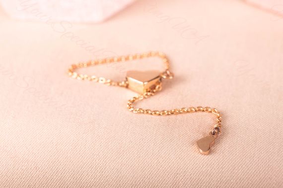 Кольцо из красного золота с цепочкой 21.5 | Зображення 4