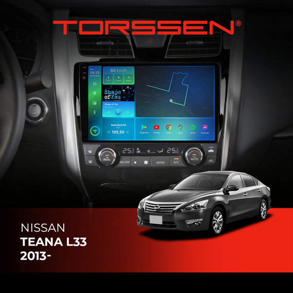 Штатна магнітола Torssen 2K Nissan Teana L33 2013- F106128 4G Carplay DSP
