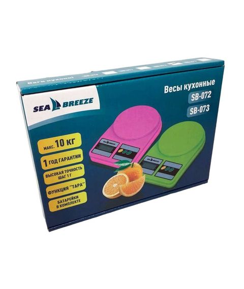 Ваги кухонні SeaBreeze SB-072 електронні до 10 кг | Зображення 1
