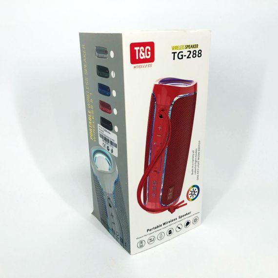 Колонка музична з підсвічуванням bluetooth TG288, Bluetooth колонка з освітленням QR-30 | Зображення 4