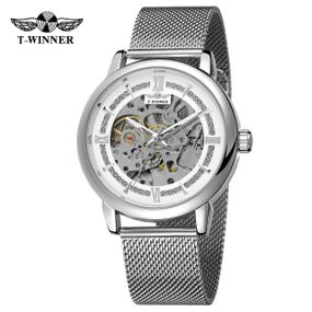 Годинник Fo2rsining 8173 Silver-White Mesh