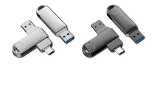 Флеш-пам'ять з високою швидкістю передачі даних XPRO DK03 Type-C USB 3.0 32Gb стальной (MAW-44113_316) | Зображення 2