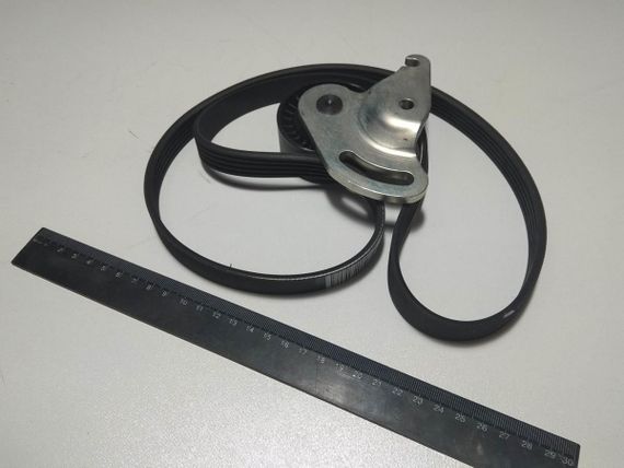 Ремінь генератора струмковий +ролик RENAULT 1.5 dCi (7701476473) 5PK1135 | Зображення 2