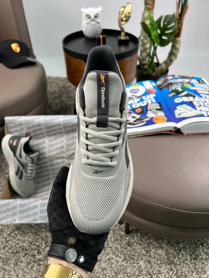 Чоловічі кросівки R2eebok Nano X3 Grey Black Orange (текстиль) весна / літо / осінь | Зображення 7