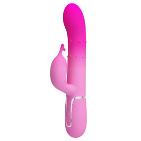Вибратор-кролик с шариками в корпусе PRETTY LOVE Shima розовый, 22.6 х 3.4 см sexstyle