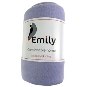 Плед Emily Levity флисовый 125х150 см лиловый (94190748)