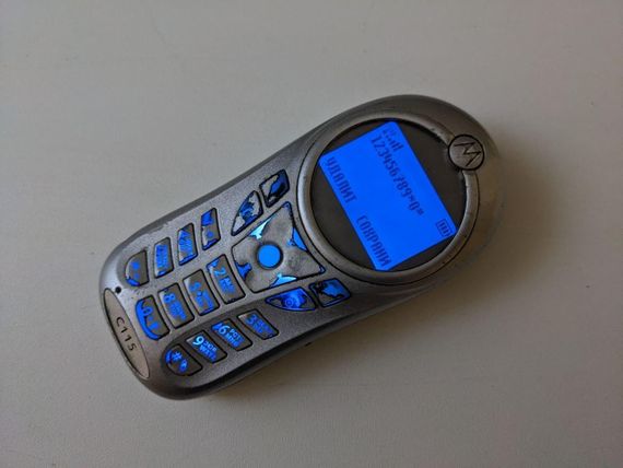 Мобільний телефон Motorola C 115 бу | Зображення 3
