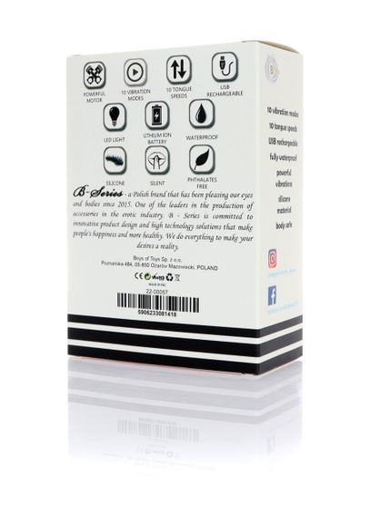 Вибростимулятор Rechargeable Licking Vibrator USB 10 Functions sexstyle | Зображення 9