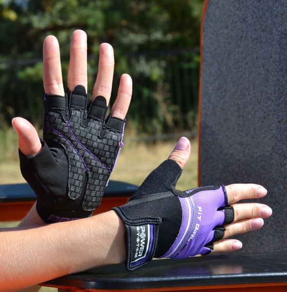 Рукавички для фітнесу Power System PS-2920 Fit Girl Evo Purple XS | Зображення 6