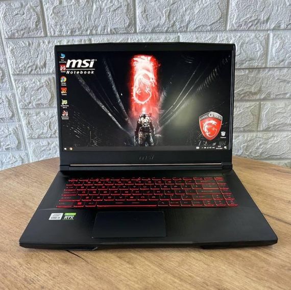 Ноутбук MSI GF65 Thin 10UE 15,6 FHD IPS 144Hz i5 10500H 32Gb SSD512Gb NVMe RTX3060-6Gb  Б/В