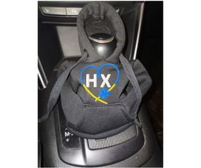 Чехол кофта Худи аксессуар на КПП Car Hoodie НХ хмельницкая область черный подарок автомобилисту 10070