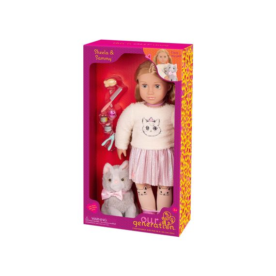Кукла Our Generation Шила с котенком Сэмми и аксессуарами 46см BD31579Z | Зображення 6