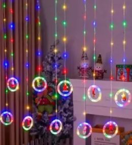 Xmas штора Кольца с фигурами 3m*70cm 110L M Мультицветная