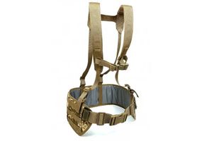 Тактичний пояс розвантажувальний РПС з кріпленнім MOLLE та плечовими лямками Піксель без підсумків