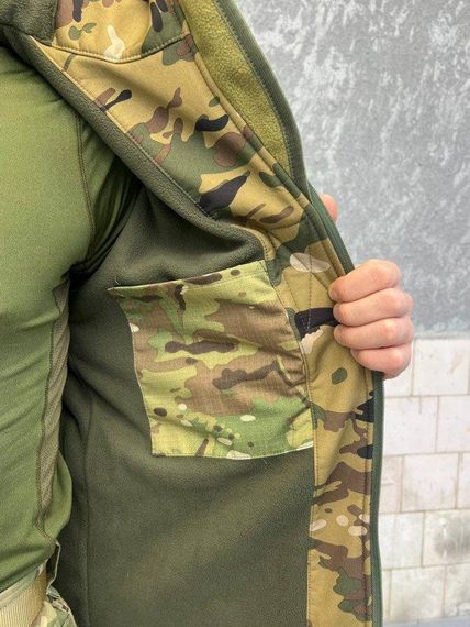 Тактична куртка мультикам event (подвійний фліс) ВТ6495 | Зображення 1