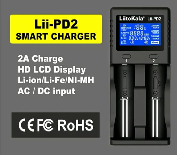 Универсальное зарядное устройство LiitoKala Lii-PD2 | Зображення 1