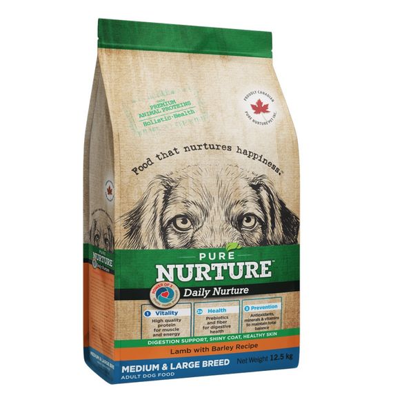 Сухий корм з ягням для собак середніх та великих порід Pure Nurture Daily Nurture Dog Lamb, 12.5 кг