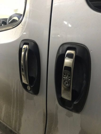 Накладки на ручки (4 шт, нерж) Carmos - Турецкая сталь для Peugeot Bipper 2008-2024 гг | Зображення 2