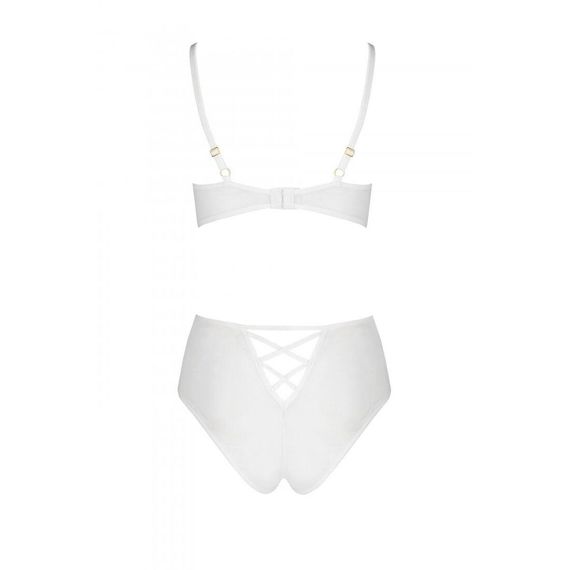 Еротичний комплект з малюнком Passion LOVELIA BIKINI S/M, white | Зображення 3