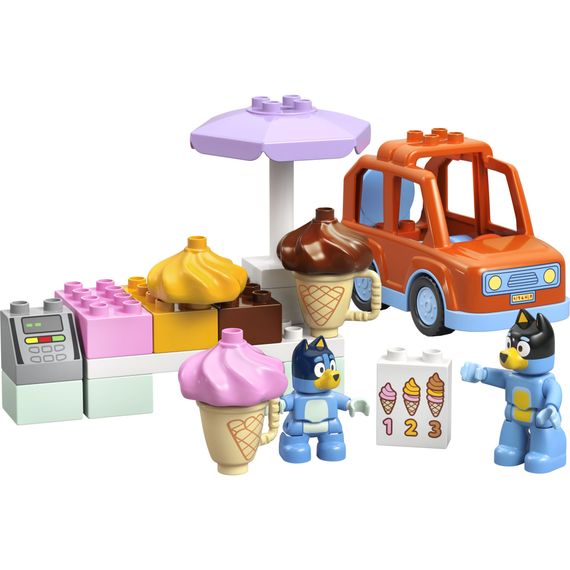 Конструктор LEGO DUPLO Bluey Подорож із морозивом із Блуї (10458) | Зображення 1
