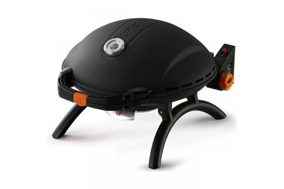 КОМПЛЕКТ Портативний переносний газовий гриль O-GRILL 900, чорний + шланг в подарунок! Код: 011682 | Зображення 1