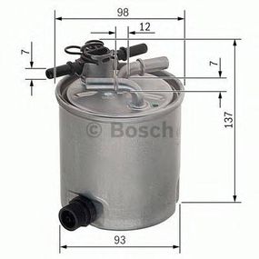 Фільтр палив. NISSAN PATHFINDER 2.5 (вир-во Bosch) BOSCH F026402096