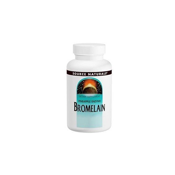 Бромелайн Source Naturals Bromelain, 2000 GDU/g 500 mg 60 Tabs