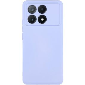 Чохол TPU GETMAN Liquid Silk Full Camera для Xiaomi Poco X6 Pro Бузковий / Light purple