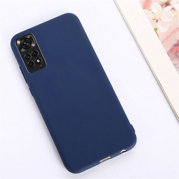 Чохол Candy Silicone для Xiaomi Redmi Note 11 4G / 11s колір Синій | Зображення 1