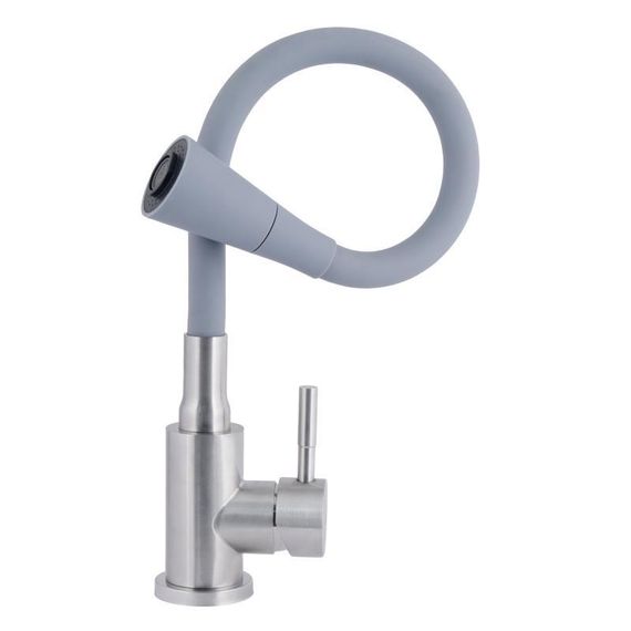 Смеситель для кухни Lidz Aria 015F31 с гибким изливом (k35) LDARI015F31GNK31871 GNK | Зображення 2