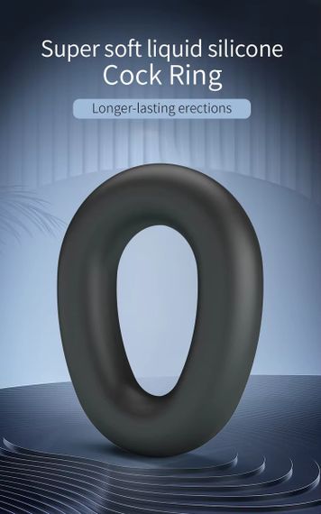 Ерекційне кільце Crazy Bull - Vesper Silicone Cock Ring, BI-210243 Sex Aura | Зображення 1