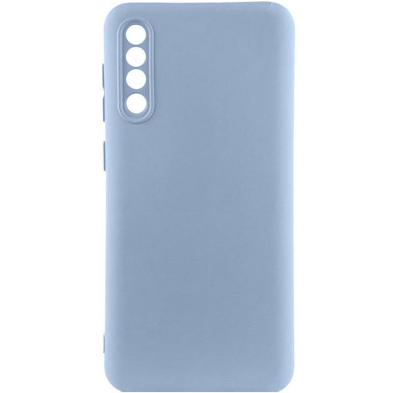 Чохол TPU GETMAN Liquid Silk Full Camera для Samsung Galaxy A50 (A505F) / A50s / A30s Блакитний / Lilac Blue