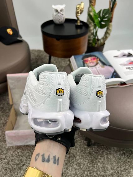 Кросівки Air Max Plus White Silver , текстиль , В'єтнам 41 26 см | Зображення 6