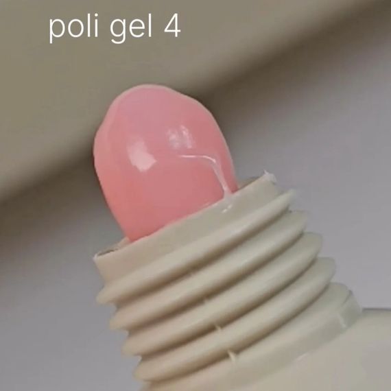 Полігель Saga Poly Gel №04 (тілесно-рожевий) в тюбику 30мл | Зображення 1