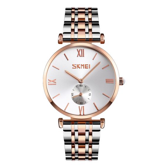 Годинник S2kmei 9198TRGSI-B Rose Gold-Silver/Silver MenMen