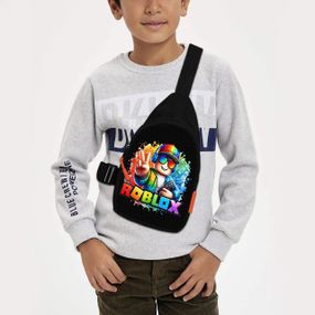 Сумка через плече дитяча Roblox 29х17 см сумка слінг для хлопчика (01965)
