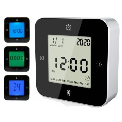 Настольные часы Technoline WT344 Black/Silver (DAS301304) | Зображення 2